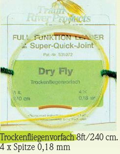 Trockenfliegenvorfach Dry Fly